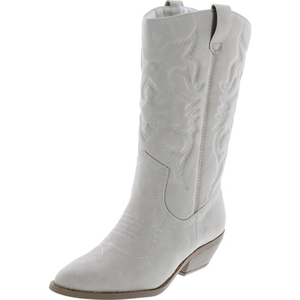 Soda RENO Cream Nubuck Womens boots 7.5 NEW